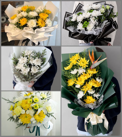 广东梅州市兴宁市罗浮镇白事花束代送